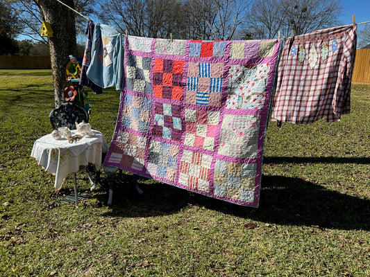 Vintage Quilts - Groovy 9-Patch