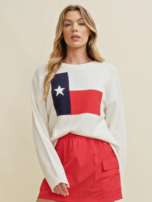Texas Flag Sweater