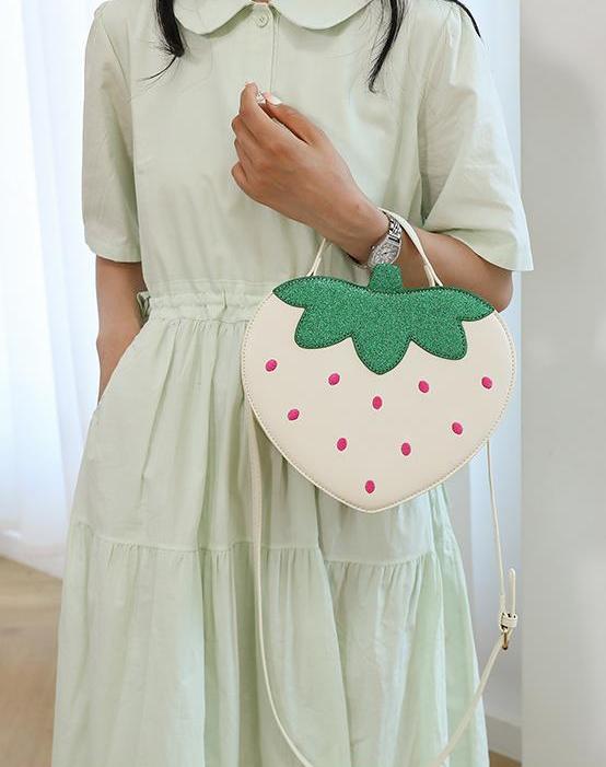 Off-White Kawaii Strawberry Crossbody Bag